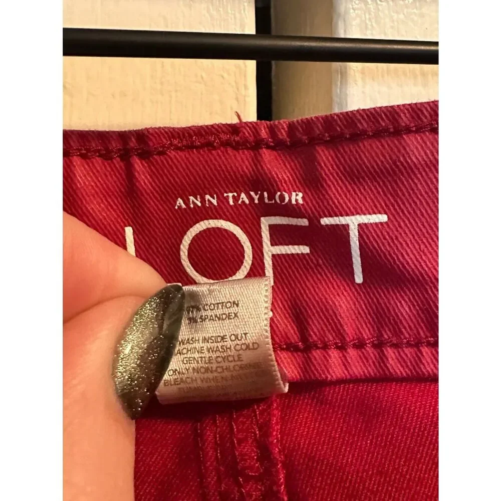 LOFT Faux Leather Pants